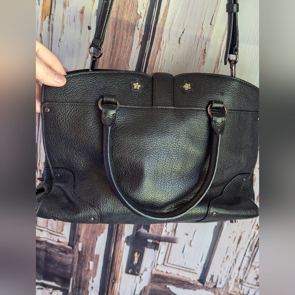 Coach Black Satchel with Vibrant Accents - Picture 7 of 16